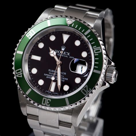 rolex submariner limited edition green|Rolex Submariner green bezel price.